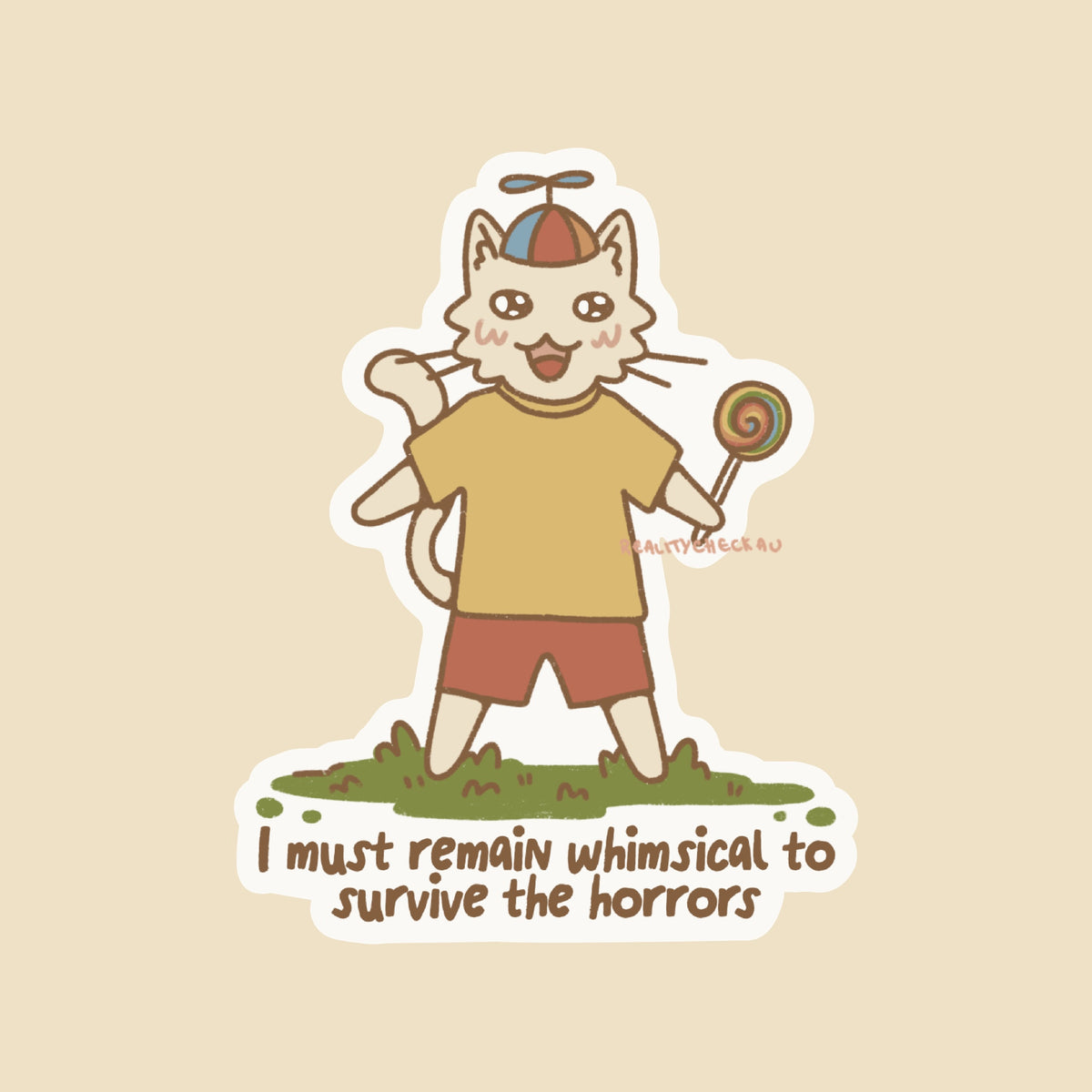 Whimsy Cat Sticker