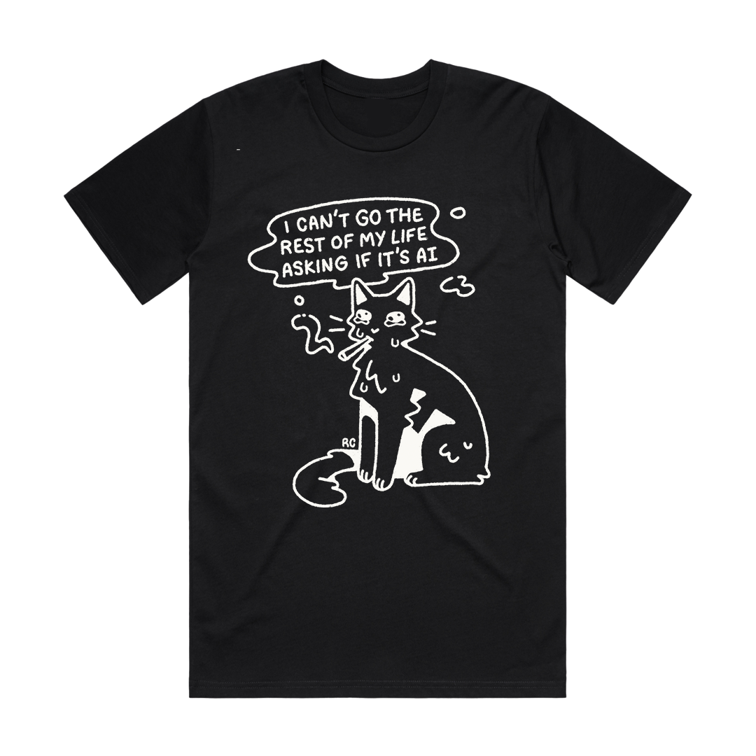 Anti AI Cat Tee