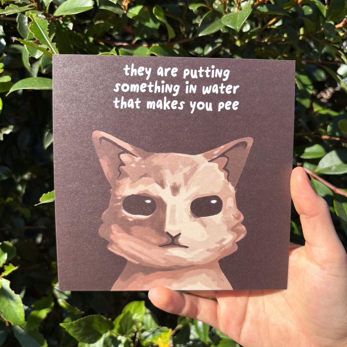 Scary Cat Print