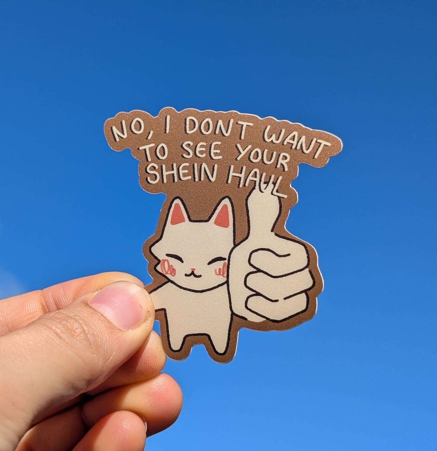 Shein H8r Sticker