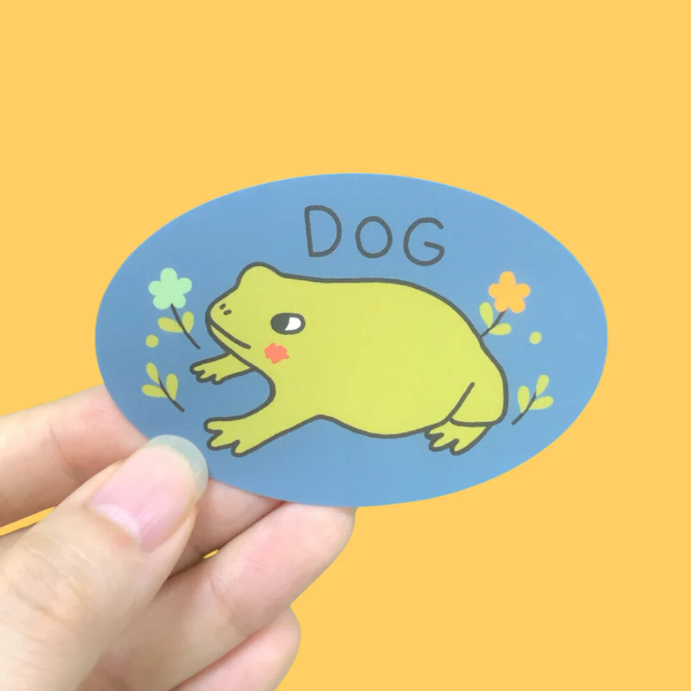 Dog (frog) Sticker – Reality Check Apparel