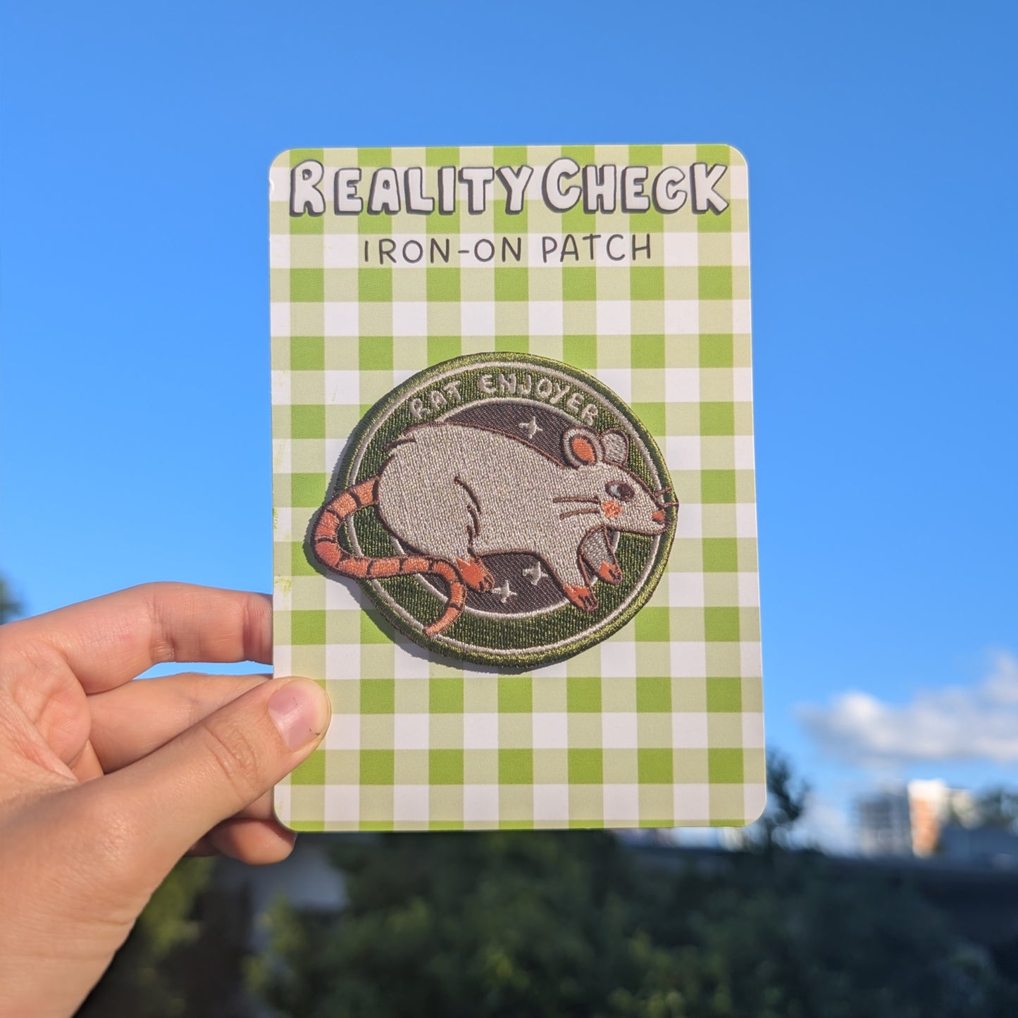 Rat Enjoyer Iron-On Patch