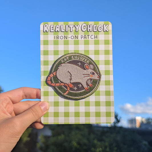 Rat Enjoyer Iron-On Patch