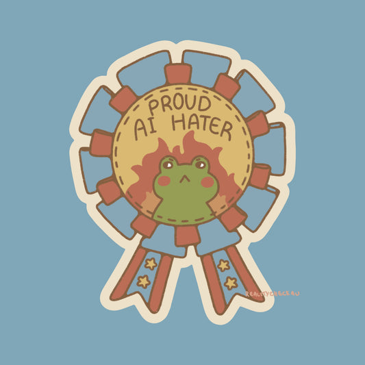 AI Hater Sticker
