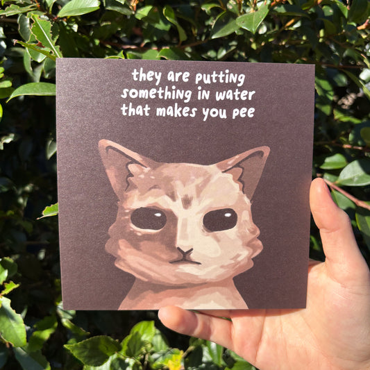Scary Cat Print