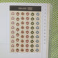 Fruit Cats Washi Sticker Sheet