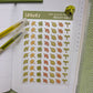 Leaves Sticker sheet