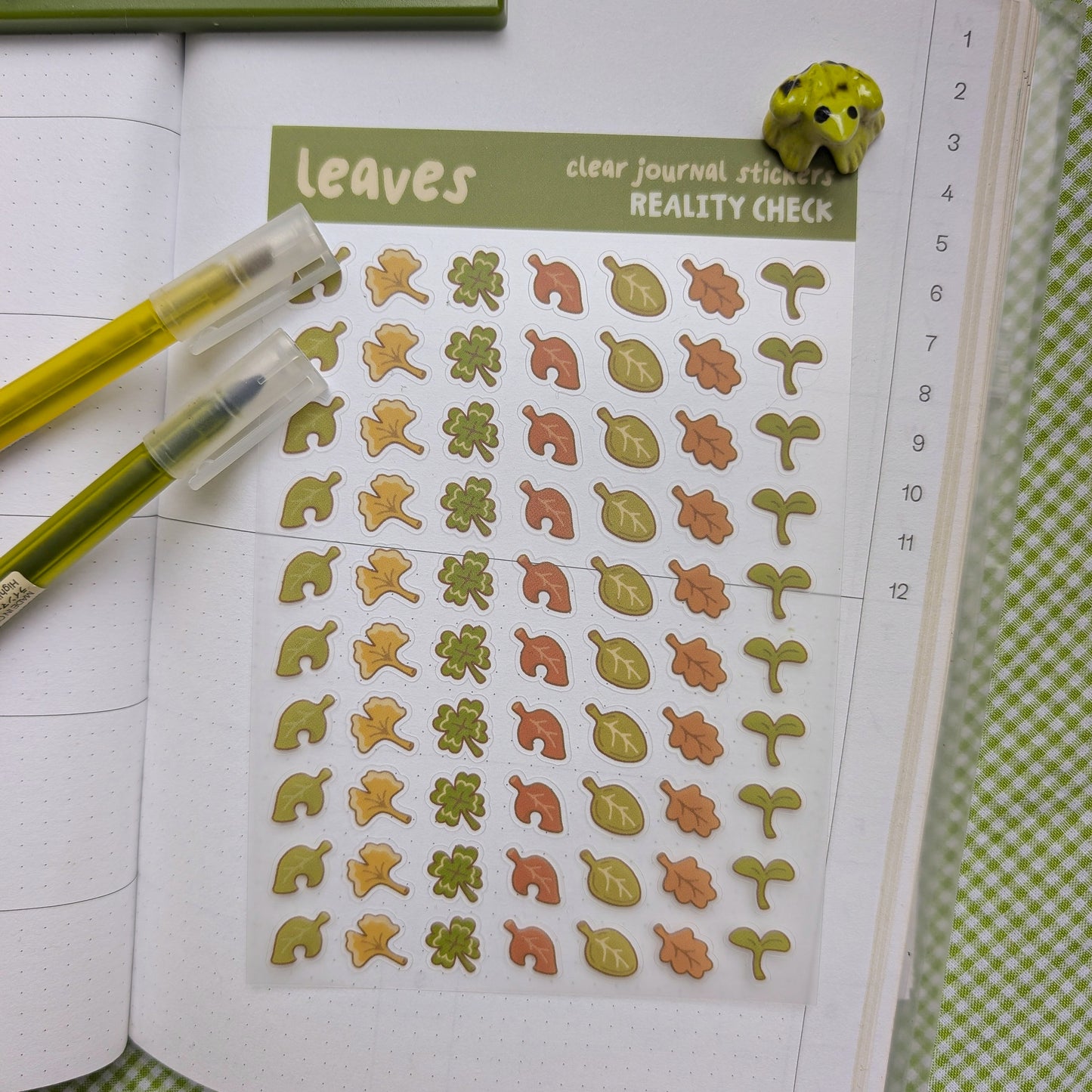 Leaves Sticker sheet