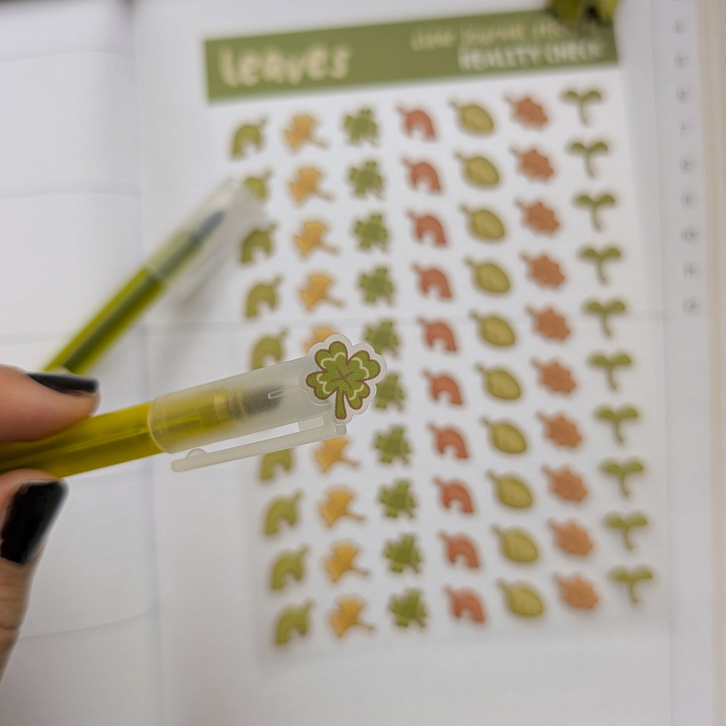 Leaves Sticker sheet